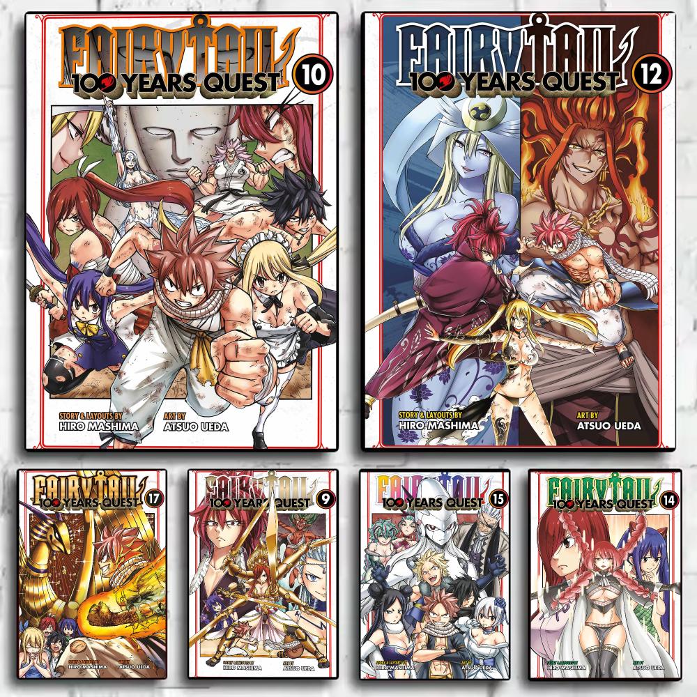 Office Quest - Poster F-FAIRY TAIL 100 TAHUN, Hiasan
