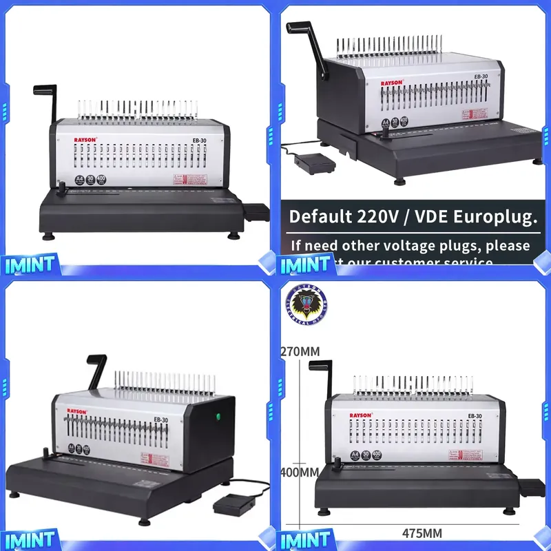 Binding Machine Comb - Mesin Penjilid Kertas Elektrik Berkualitas Tinggi