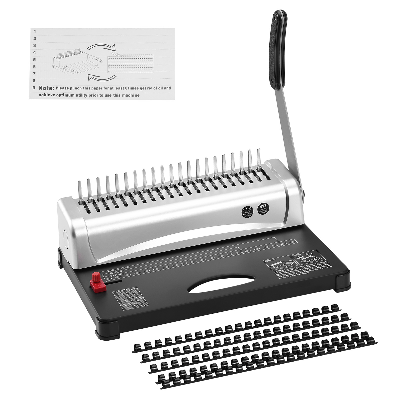 Mesin Penjilid VEVOR, Mesin Pe - Binding Machine Comb ulasan dan harga